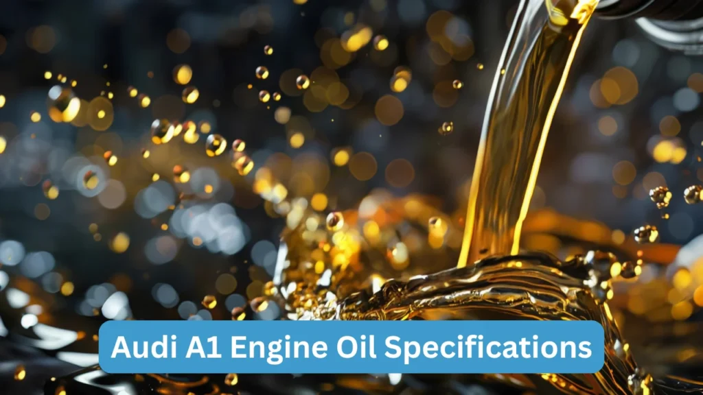 Audi A1 Engine Oil Specifications