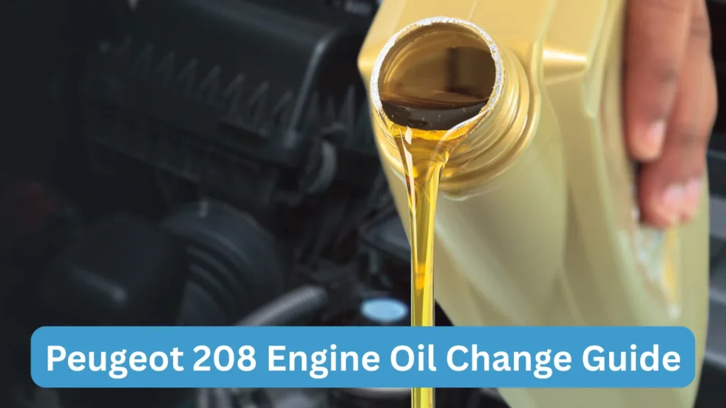 Peugeot 208 Engine Oil Change Guide