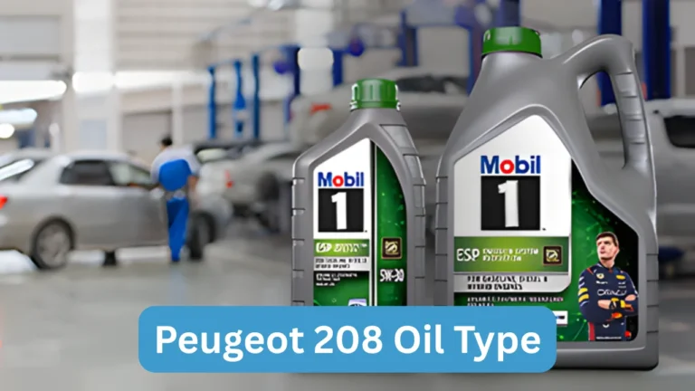 Peugeot 208 Oil Type